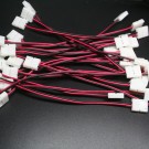 Klip napájacia spojka pre LED pásiky, obojstranná, šírka 10 mm